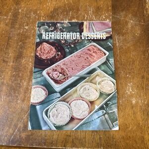 Refrigerator Desserts Maybe Sauce-y! Recipe Pamphlet Ice Cream MAZOLA A-148-10‎